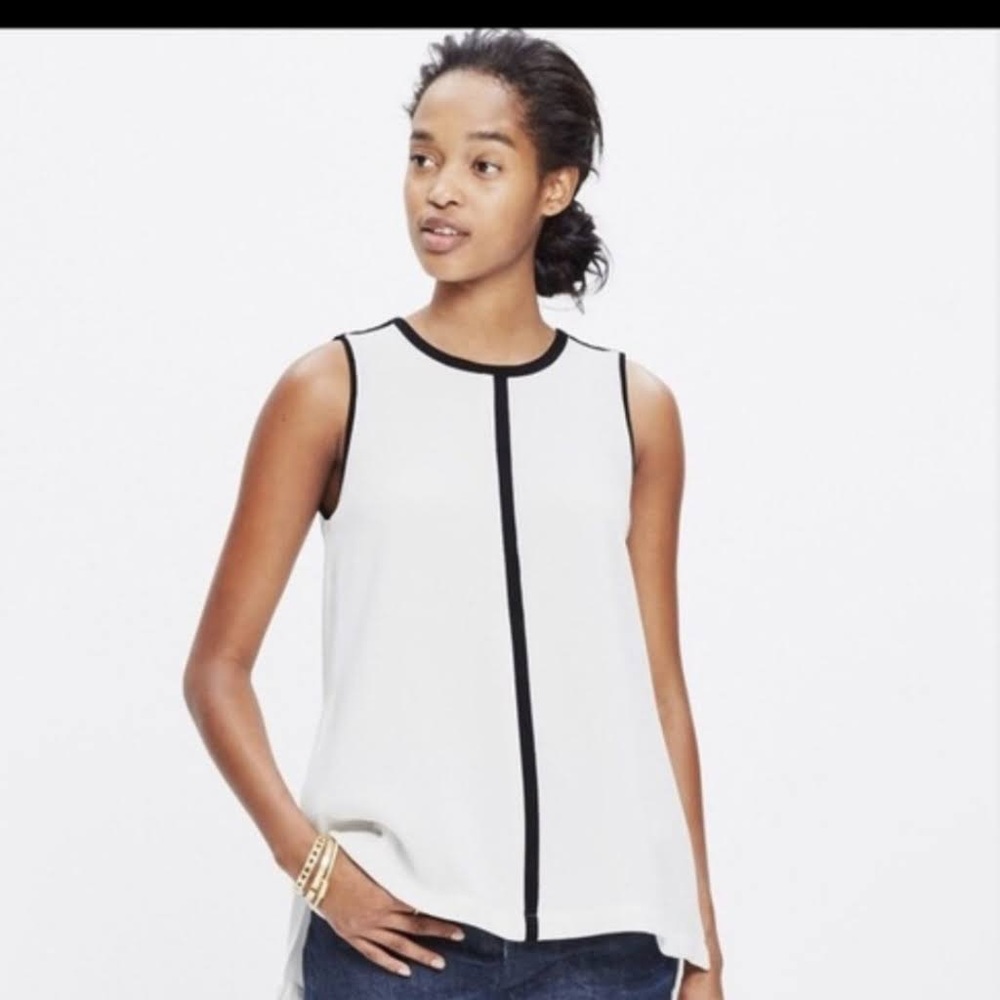 Madewell Crepe Canal Tank